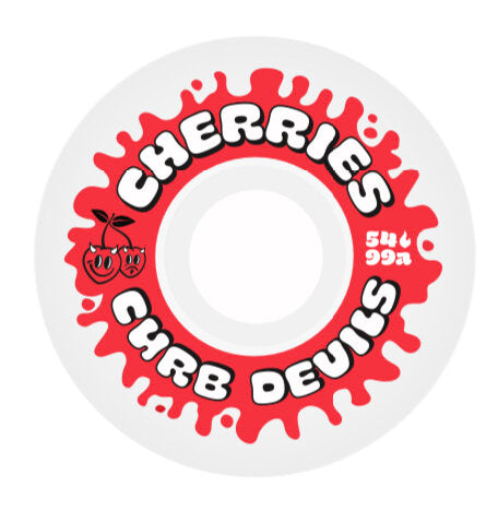 Cherries Wheels Curb Devils 54mm 99a Skateboard Wheels