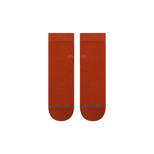 Stance Icon Quarter Socks - Burnt Orange