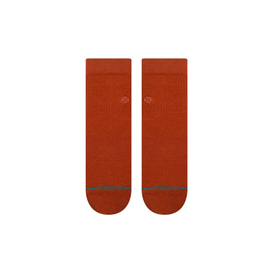 Stance Icon Quarter Socks -Burnt Orange