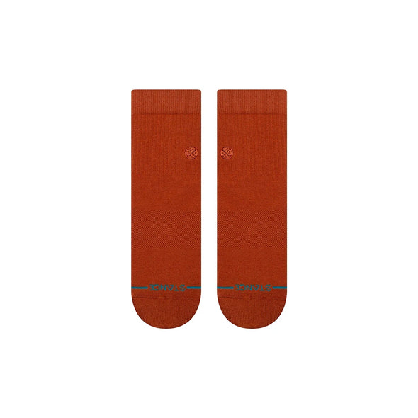 Stance Icon Quarter Socks -Burnt Orange