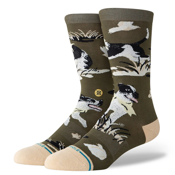 Stance Ishod Crew Socks - Dark Green