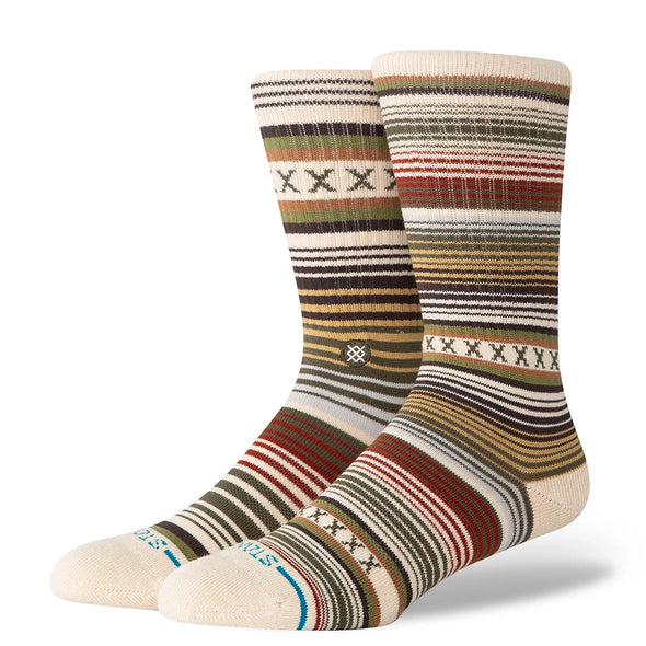 Stance Curren St Crew Socks - Tan