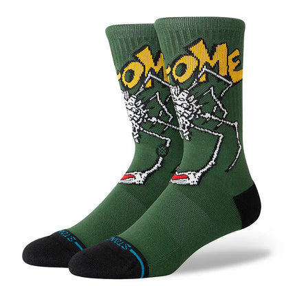 Stance x Welcome Skateboards Wilbur Crew Socks - Green