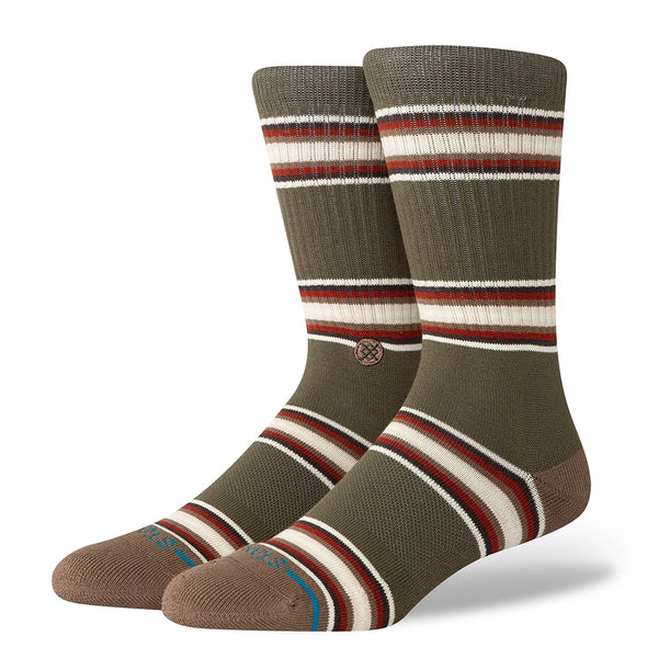 Stance Hill Top Crew Socks - Dark Green