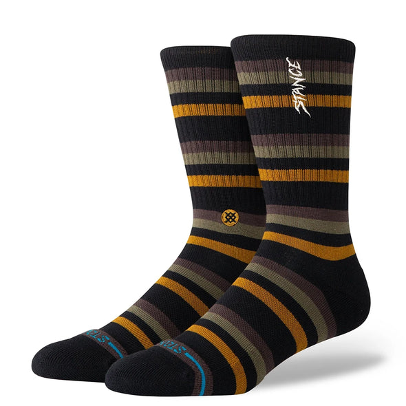 Stance Slipping Crew Socks - Black