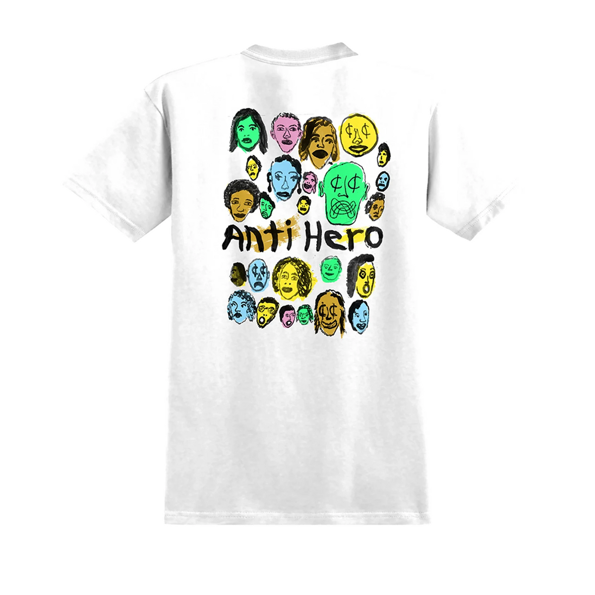 Anti Hero Skateboards Tasty Curbs Ringspun Tee Shirt - White | No