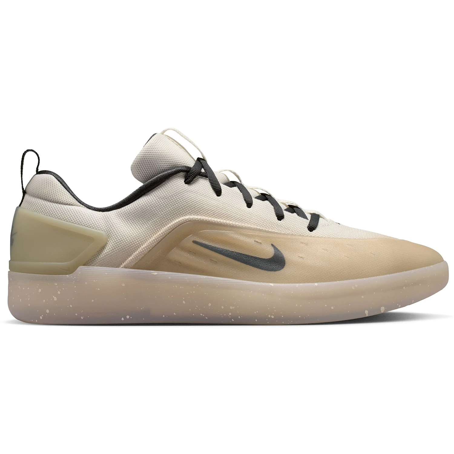Desert Khaki Nike SB Nyjah 4 men's skateboarding sneaker on white background