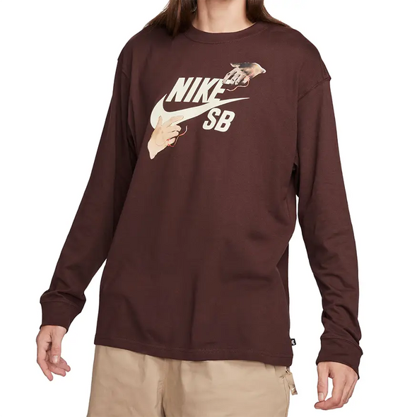 Nike SB City Of Love LS Tee Shirt - Brown