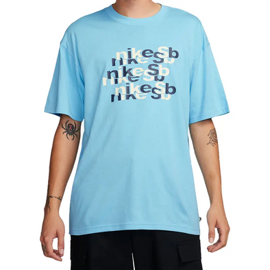 Nike SB Repeat Logo Skate Tee Shirt - Blue