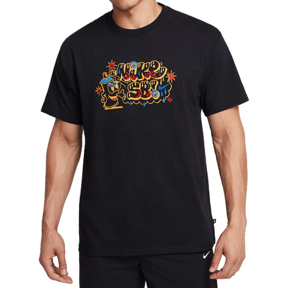 Nike SB Max90 Spray Can Skate Tee Shirt - Black