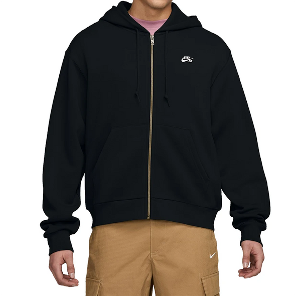 Nike SB Full-Zip Fleece Skate Hoodie - Black