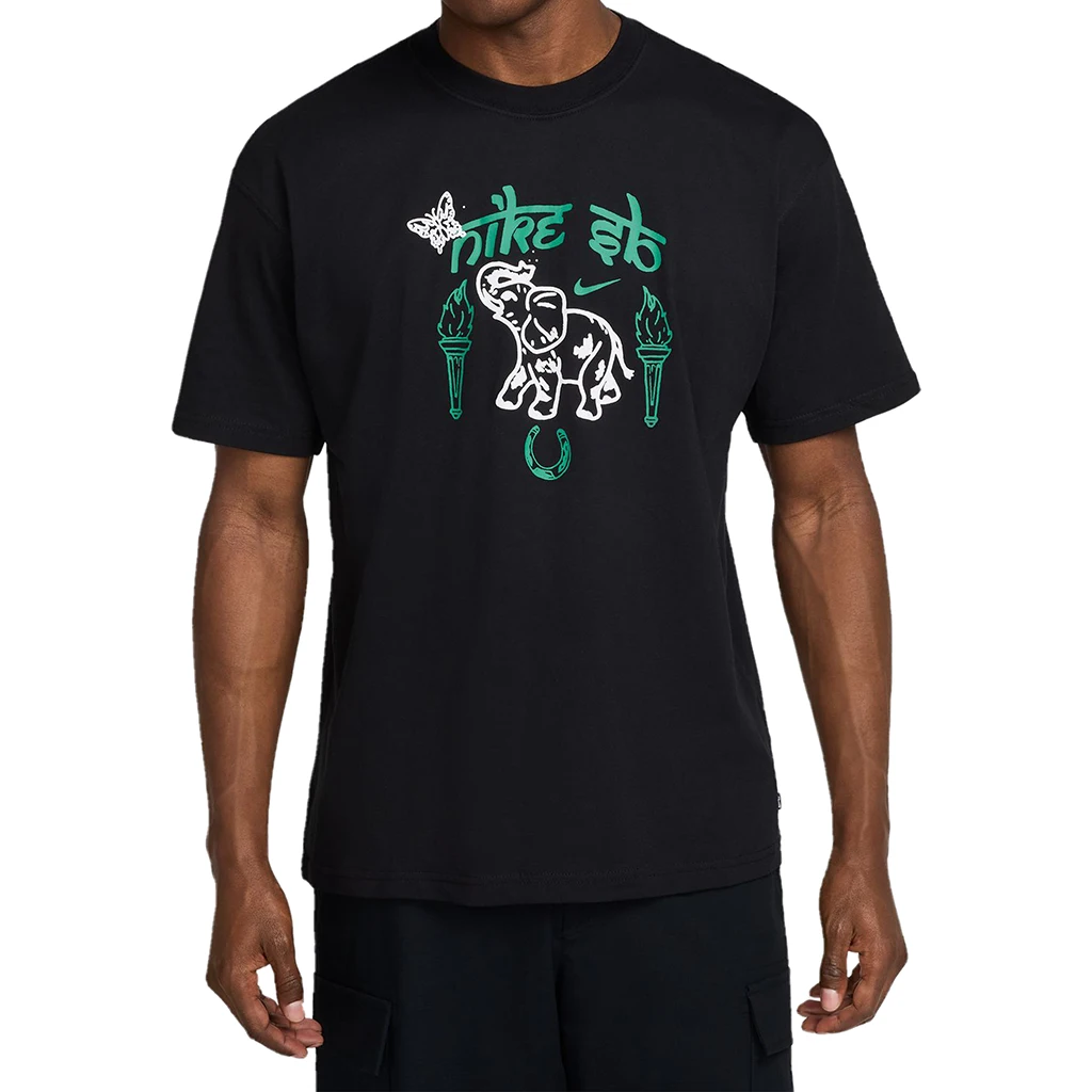 Nike SB Max90 Elephant Skate Tee Shirt - Black