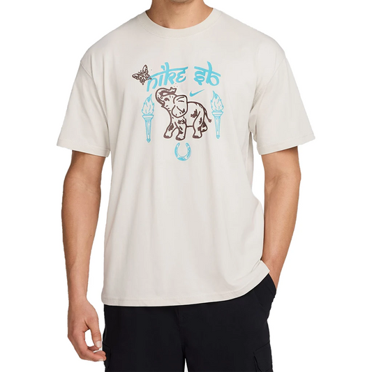 Nike SB Max90 Elephant Skate Tee Shirt - Light Bone