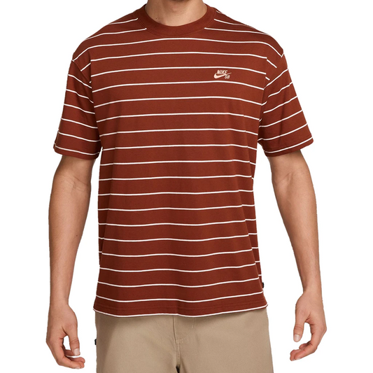 Nike SB Max90 Striped Skate Tee Shirt - Brown