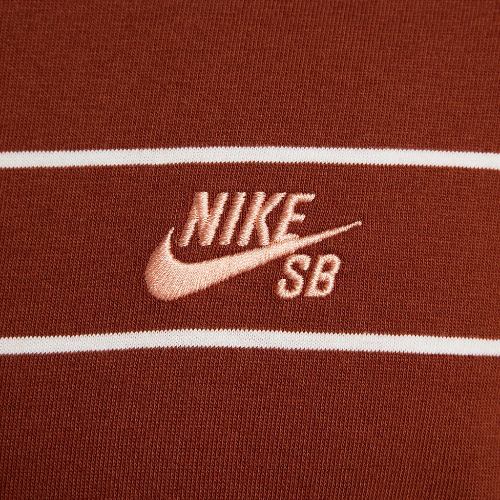 Nike SB Max90 Striped Skate Tee Shirt - Brown