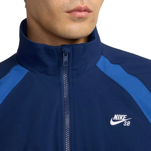 Nike SB Full Zip Woven Skate Track Jacket - Blue