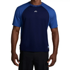 Blue Nike SB Dri-FIT Skate T-Shirt featuring breathable fabric and a roomy fit for comfort and mobility.