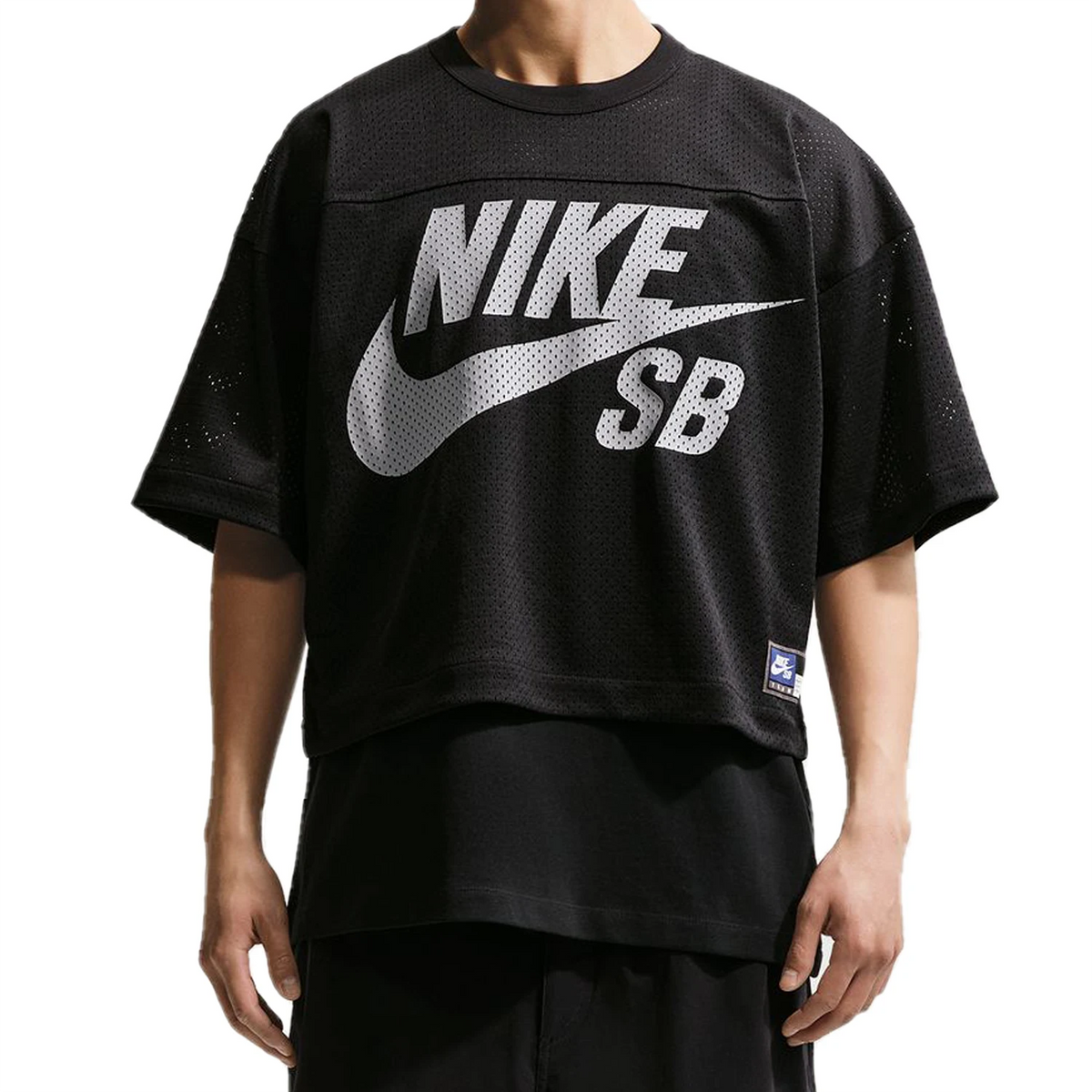 テンダーロイン　MIX MESH JERSEY BS M BLACK TENDERLOIN 'MIX MESH JERSEY BS'メッシュ ジャージ ボルネオスカル MX