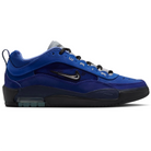 Blue void Nike SB Ishod Wair Air Max skateboard sneaker with Silver Metallic swoosh branding on a white background