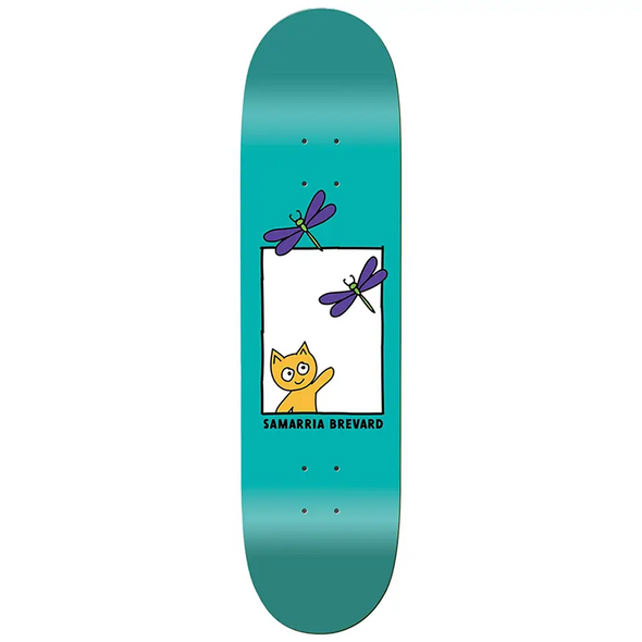 Meow Skateboards Samarria Brevard Tabla de bienvenida a casa 7.75