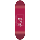 Meow Skateboards VT Thriving Deck 8.25 pro model in red with floral design by Vanessa Torres.