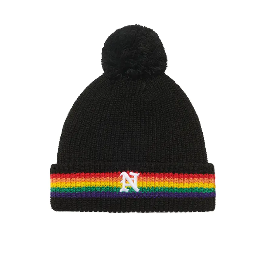 Noah Rainbow Beanie - Black No Comply – Skateshop