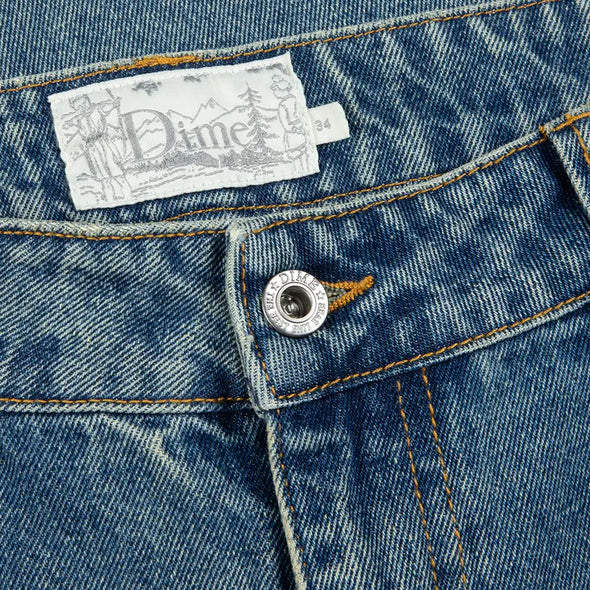 Dime MTL Classic Relaxed Denim Pants - Sandblasted Indigo