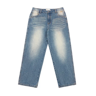 Dime MTL Classic Relaxed Denim Pants - Sandblasted Indigo