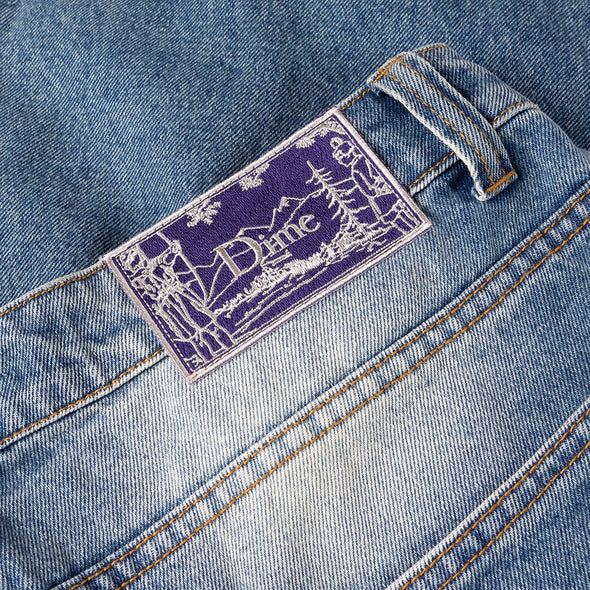 Dime MTL Classic Baggy Denim Pants - Sandblasted Indigo