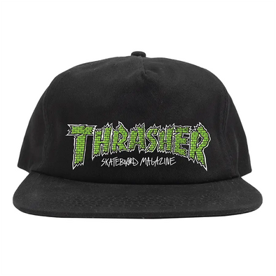 Thrasher Magazine Brick Logo Hat - Black
