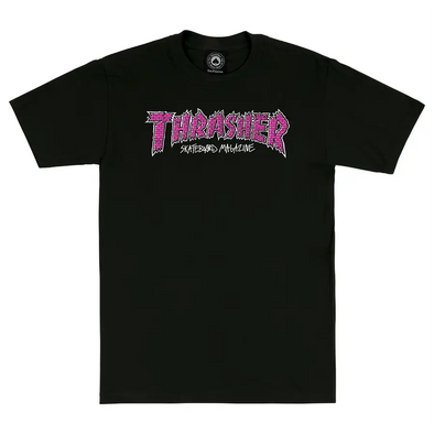Camiseta Thrasher Magazine Brick - Negro