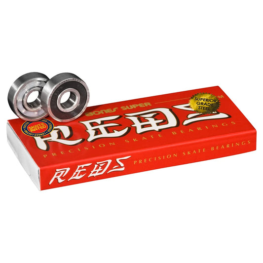 Bones Super Reds Skateboard Bearings - 8 Pack