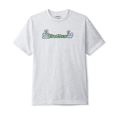 Butter Goods Bugs Logo Tee Shirt - Ash