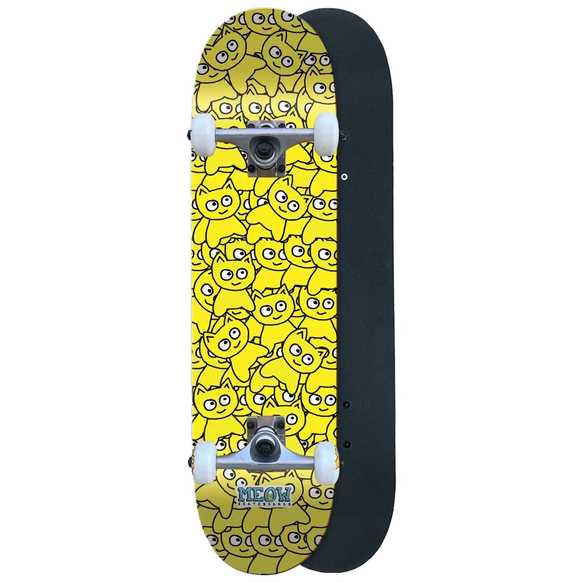 Meow Skateboards Sticker Pile CMYK Soft Top Complete Skateboard