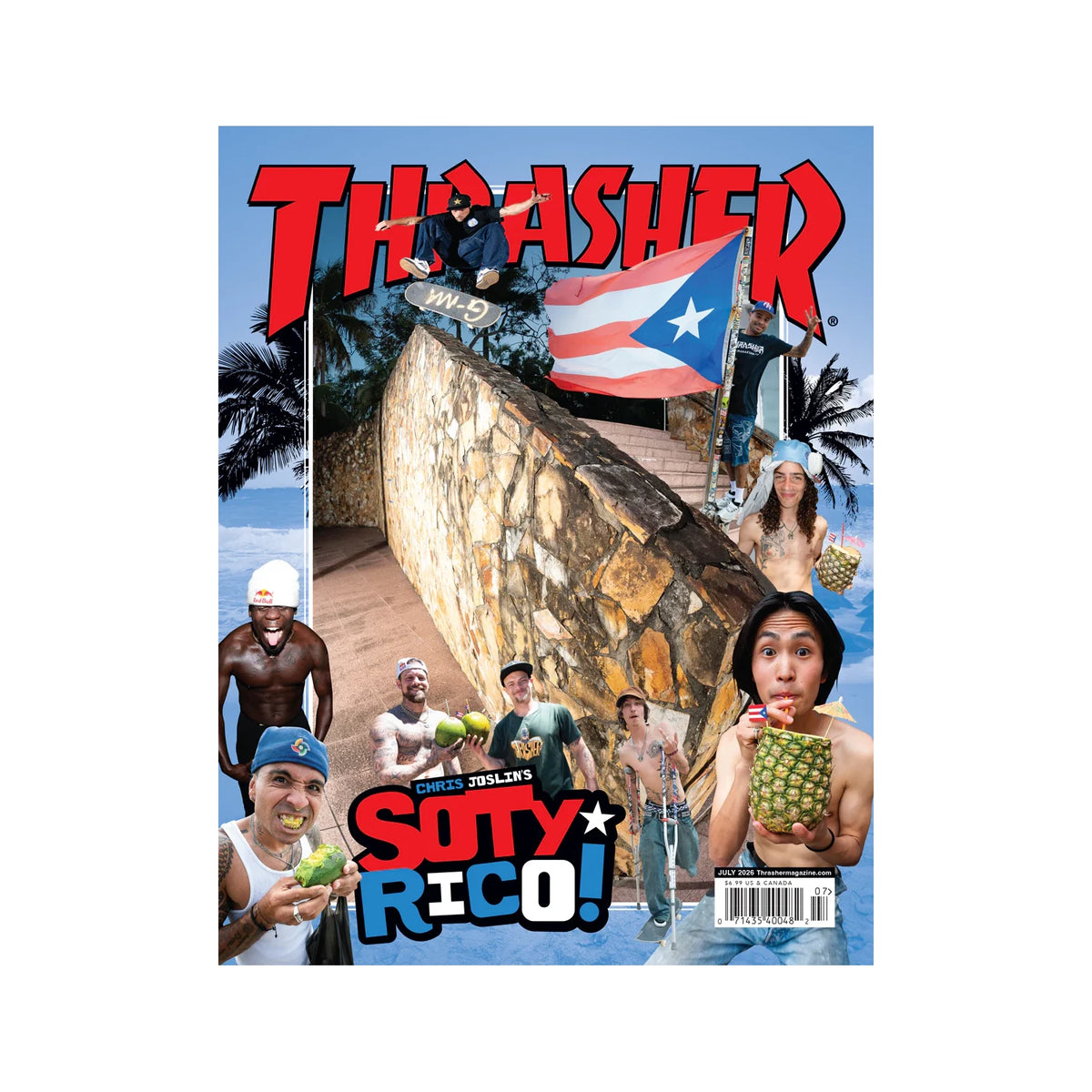 THRASHER MAGAZINE 2016〜2018年　まとめ売り Thrasher Magazine July 2026 – No-Comply Skateshop