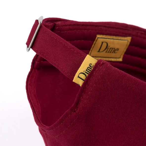 Dime MTL Crayon Chenille Low Pro Hat - Dark Red