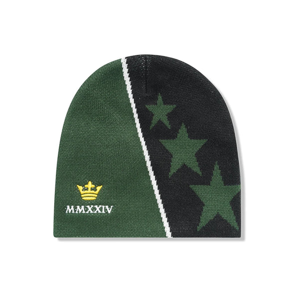 Butter Goods Crown Skully Beanie - Dark Green