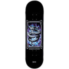 April Skateboards Diamond Back skateboard deck with a snake design on a white background