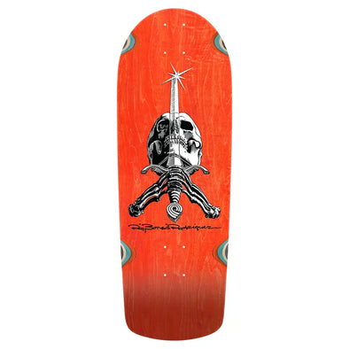 Powell Peralta Skateboards OG Snub Ray Rodriguez Skull & Sword Reissue Deck