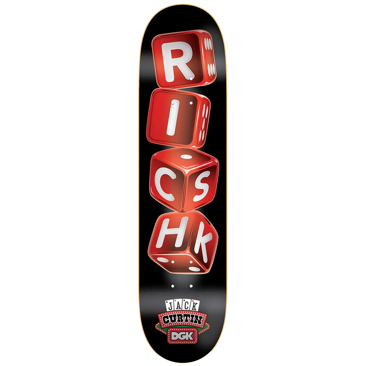 DGK Skateboards Risk Curtain Deck 8.38 | No-Comply Skate shop – No