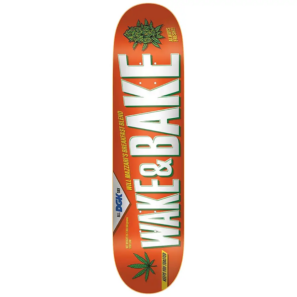 DGK Skateboards Mazzari Wake & Bake Deck 8.25