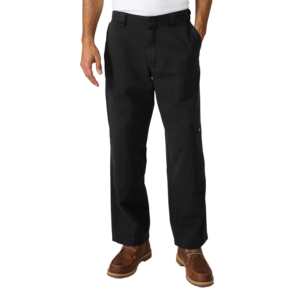 Dickies Worn-In Double Knee Work Pants - Black | No-Comply Austin