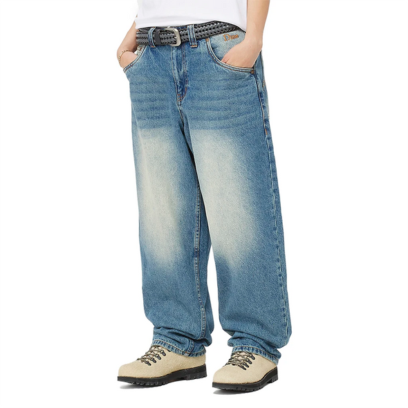 Dime MTL Classic Baggy Denim Pants - Sandblasted Indigo