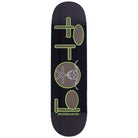 Frog Skateboards Skoom Logo Deck 8.25 featuring a unique graphic, perfect for skaters. Grip tape sold separately.