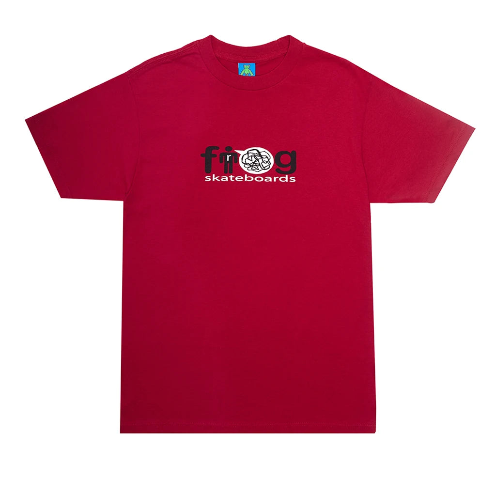 Frog Skateboards Trash Talk Tee Shirt - Red
