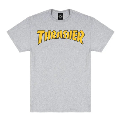 Thrasher Magazine Cover Logo Tee Shirt - Ash Grey