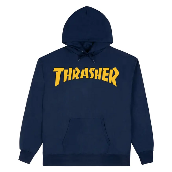 Thrasher Magazine Cover Logo Hoodie - Navy