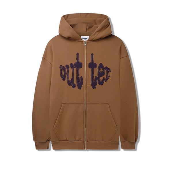 Butter Goods Frenzy Zip-Thru Jacket - Cognac