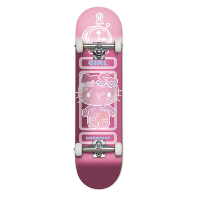 Girl Skateboards x Hello Kitty Bannerot 50th Anniversary Complete Skateboard 7.5