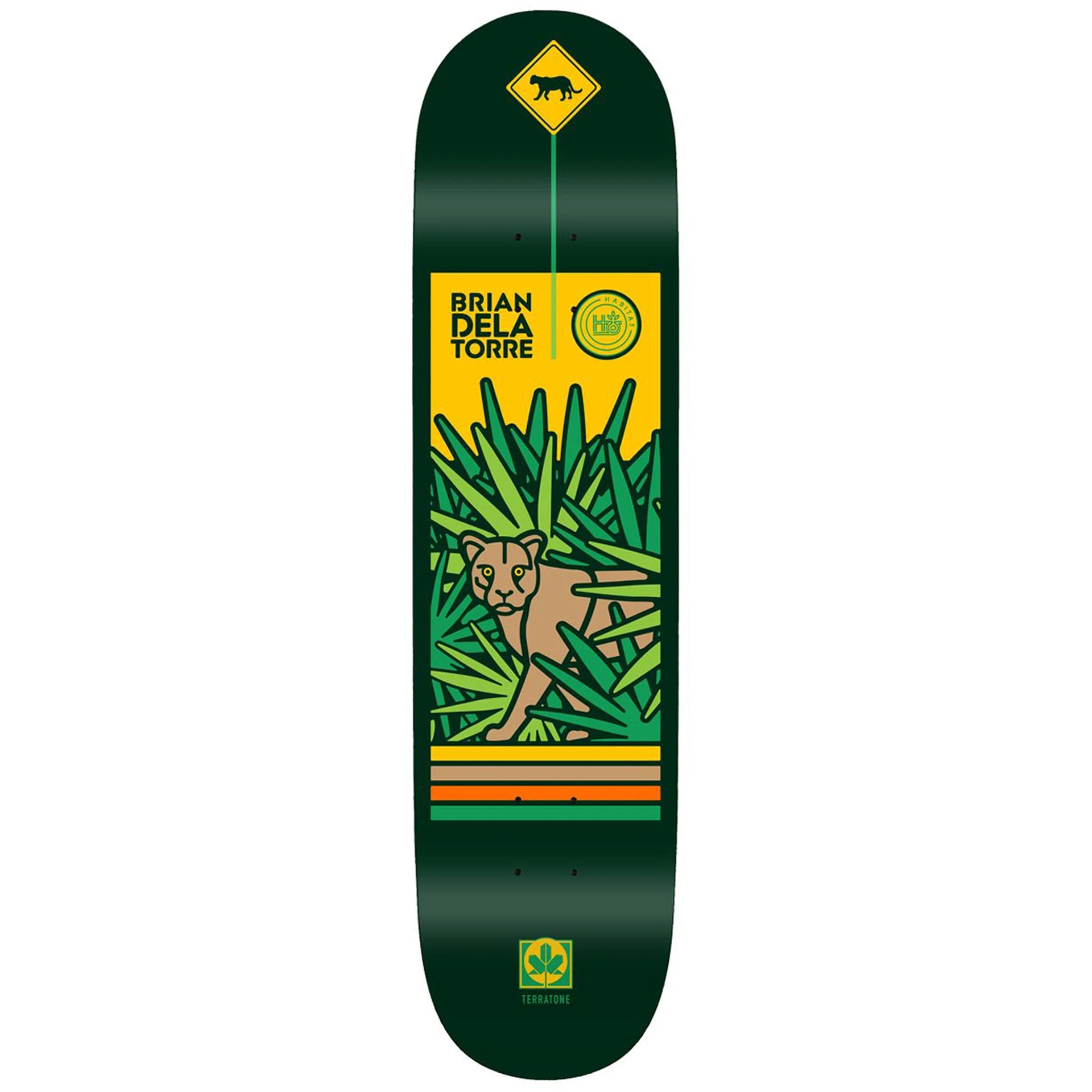 Habitat Skateboards BD Panther Crossing Deck 8.0 | No-Comply Skateshop